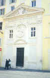 facciata restaurata della ex Chiesa di S. Filippino (1999-2000)