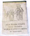 targa di proprietà della venerabile casa di Tordespecchi a Vicolo Sugarelli